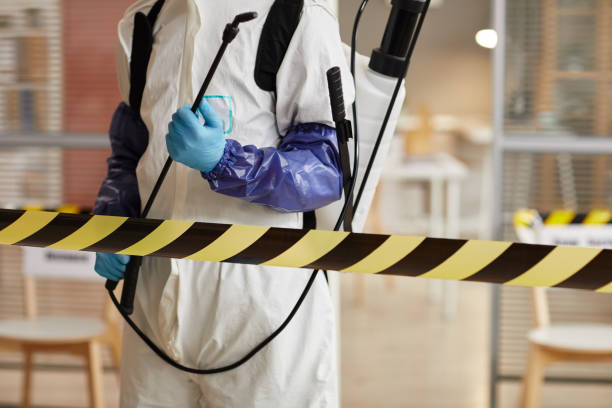 Professional Sewage Cleanup technician working in Grafton, NE